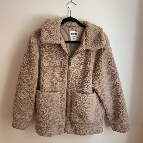 Garage Jackets & Blazers - Brown teddy coat